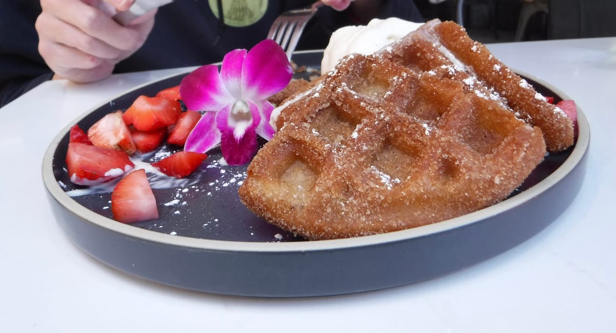short and sweet - waffles